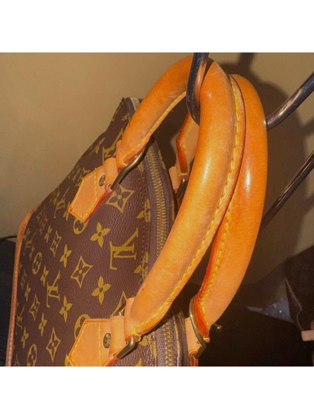 Louis Vuitton Alma PM Monogram Satchel #300 lock and key, Dust Bag - Picture 14 of 15